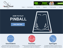 Tablet Screenshot of flipper-pinball-fan.be